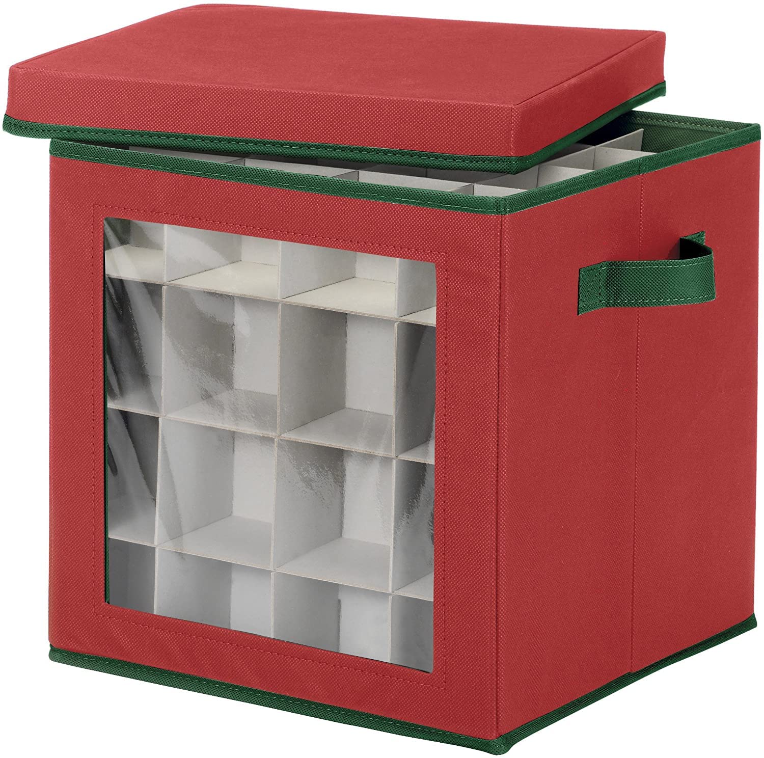 Amazon.com: Whitmor 6129-5340 Ornament Storage, 64 compartments